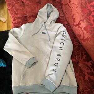 Purplish Grey Dutch Bros Hoodie- L